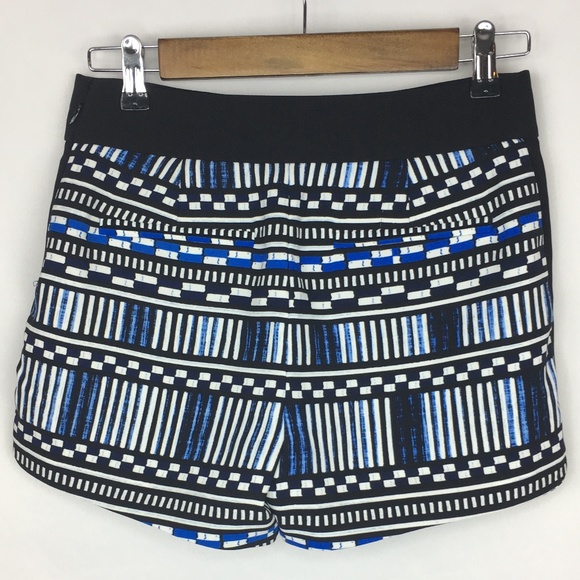 J. Crew Geometric Print Drapey Shorts Size 00 - Picture 2 of 5
